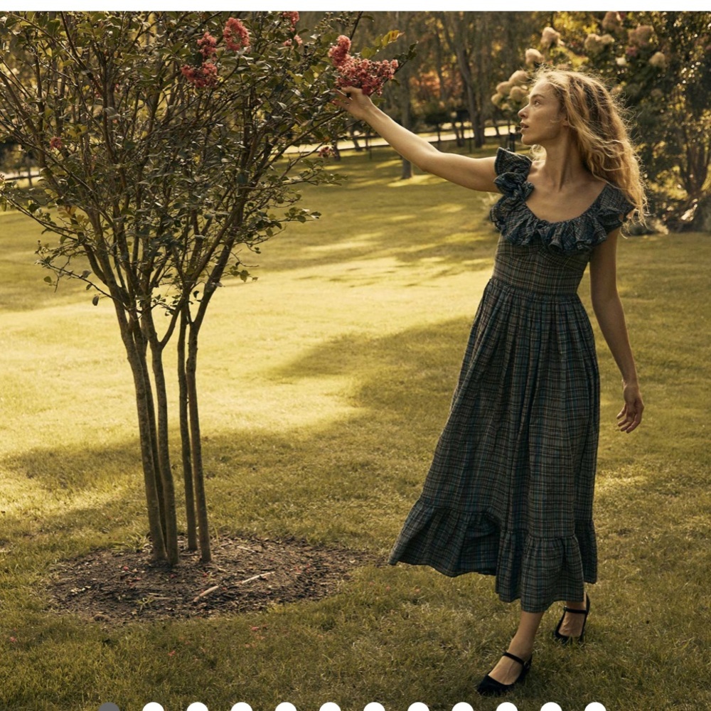 Dôen Sora dress in Plaid medium NWT Doen